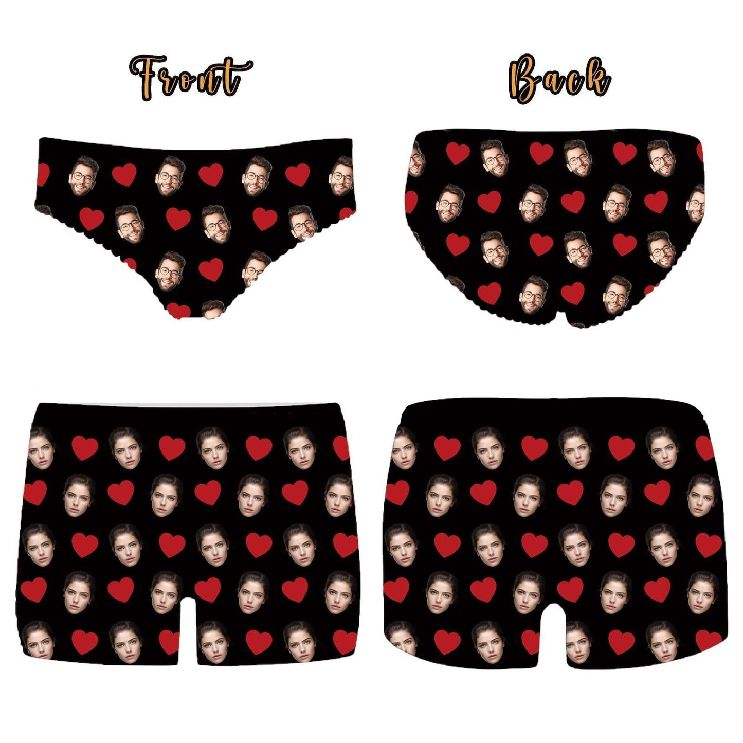 Custom Funny Underwear for Women Mother Lover Couple