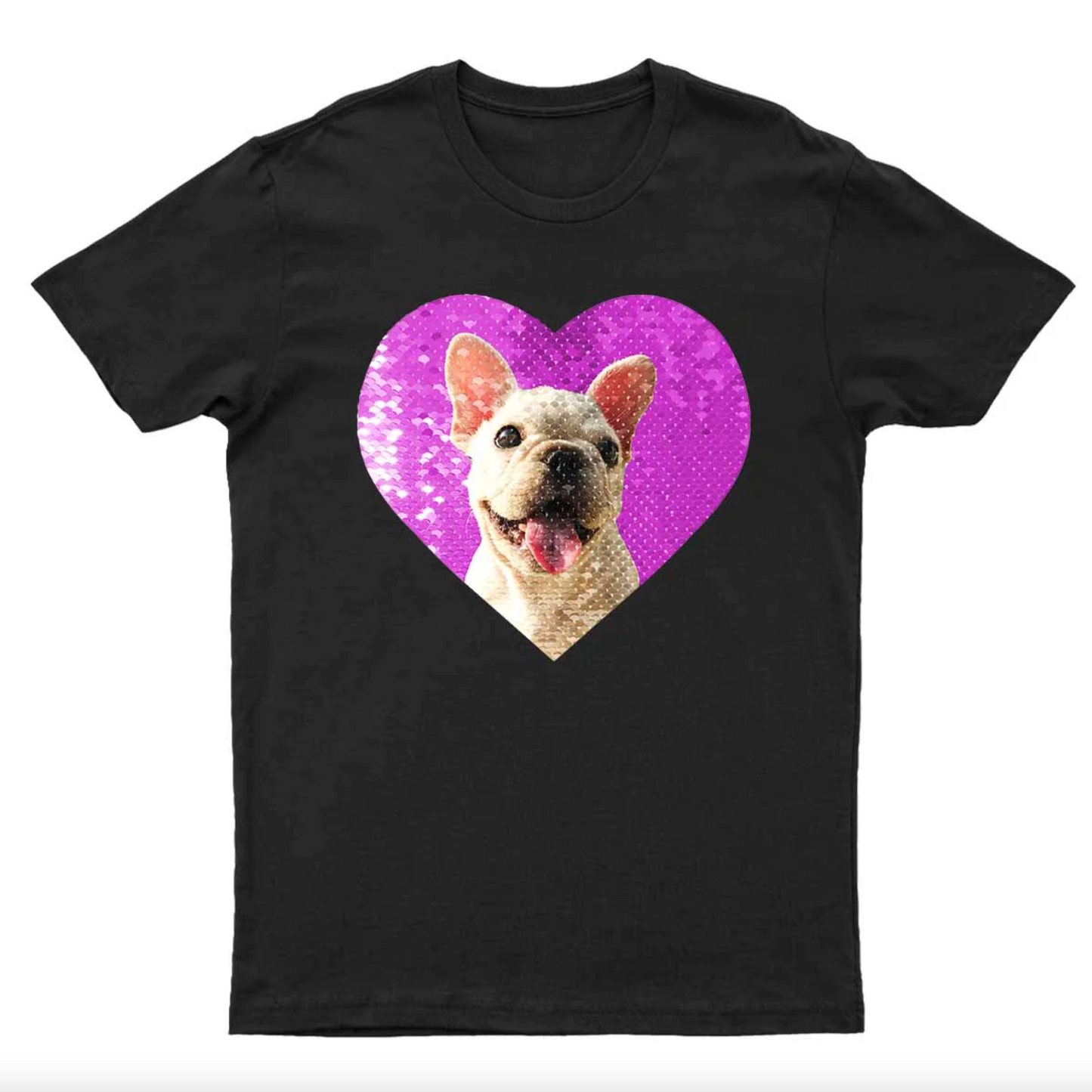 Personalized Sequin Shirt  (Heart)