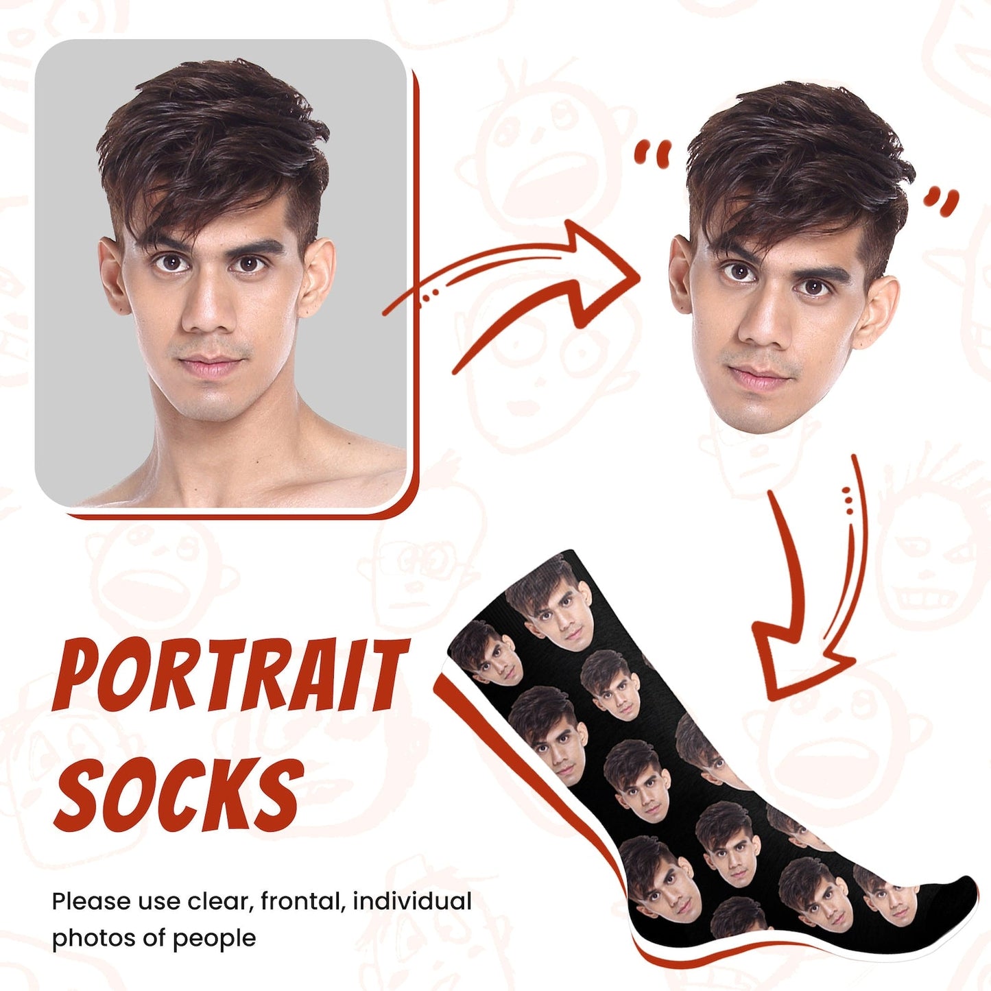 Personalized Socks with Custom Photos