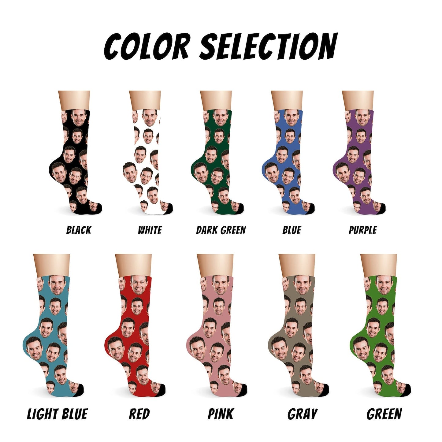 Personalized Socks with Custom Photos
