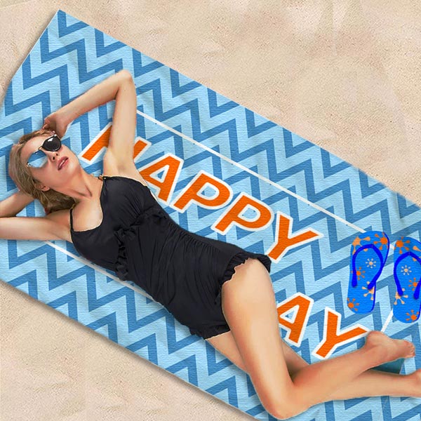 Custom Beach Towel - Personalized Beach Towels