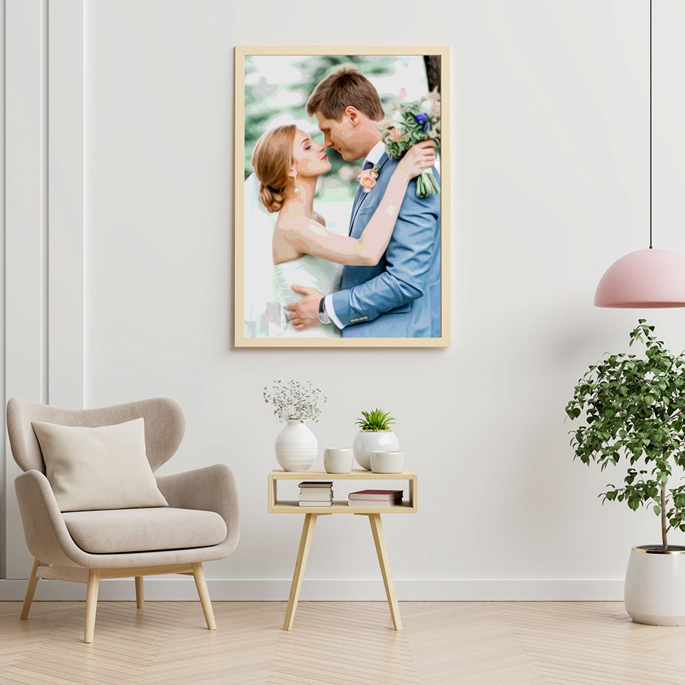 Custom Paint By Number Kit, Turn your photos into wall art, Surprise gift for boyfriend or girlfriend