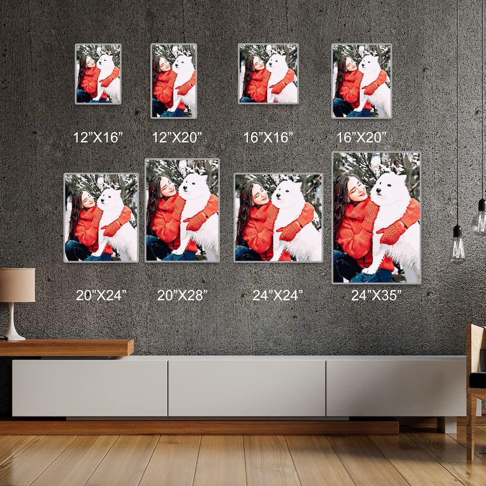 Custom Paint By Number Kit, Turn your photos into wall art, Surprise gift for boyfriend or girlfriend