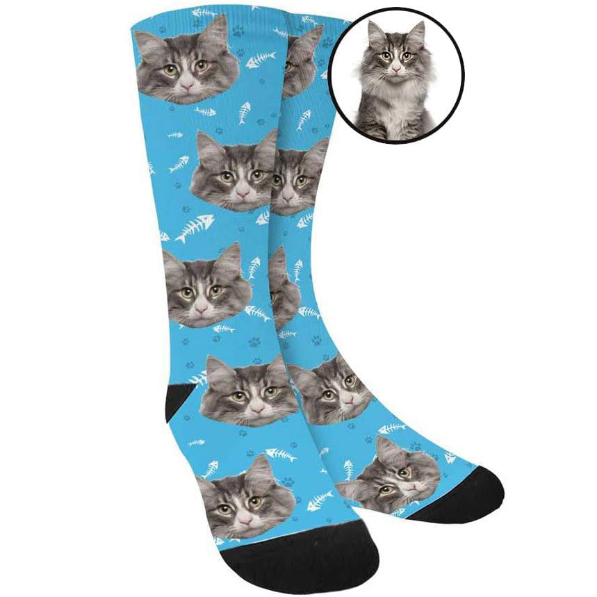 Face Socks with Picture, Personalized Smiley Photo Socks