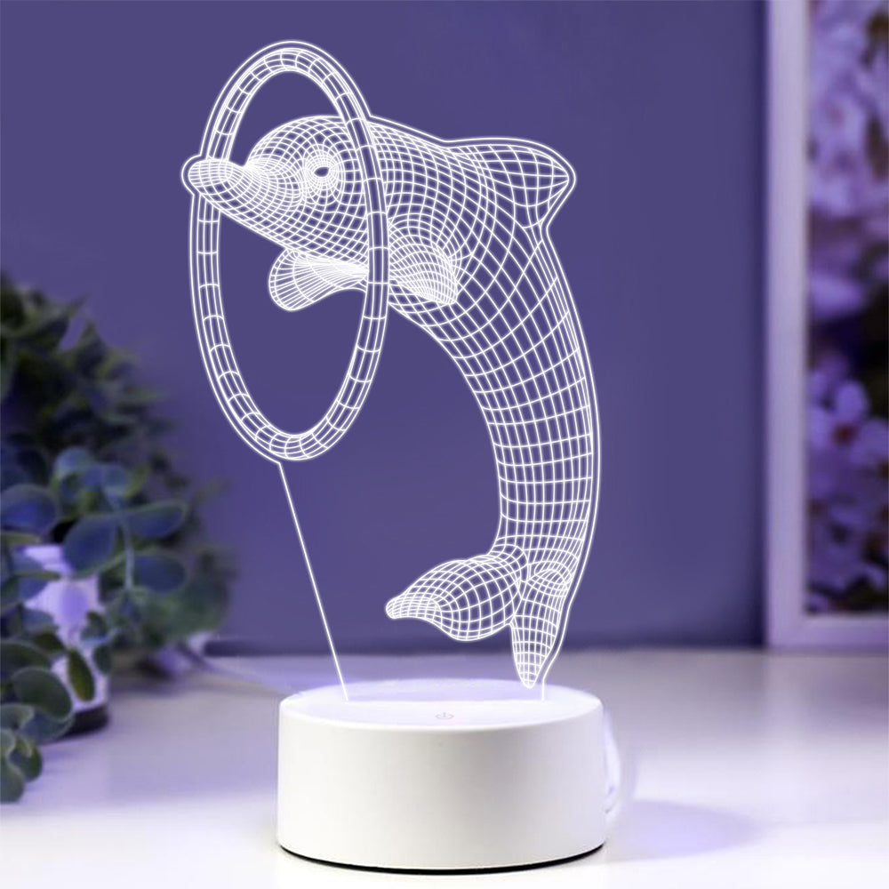 Dolphin Night Light with Smart Touch 7 Colors