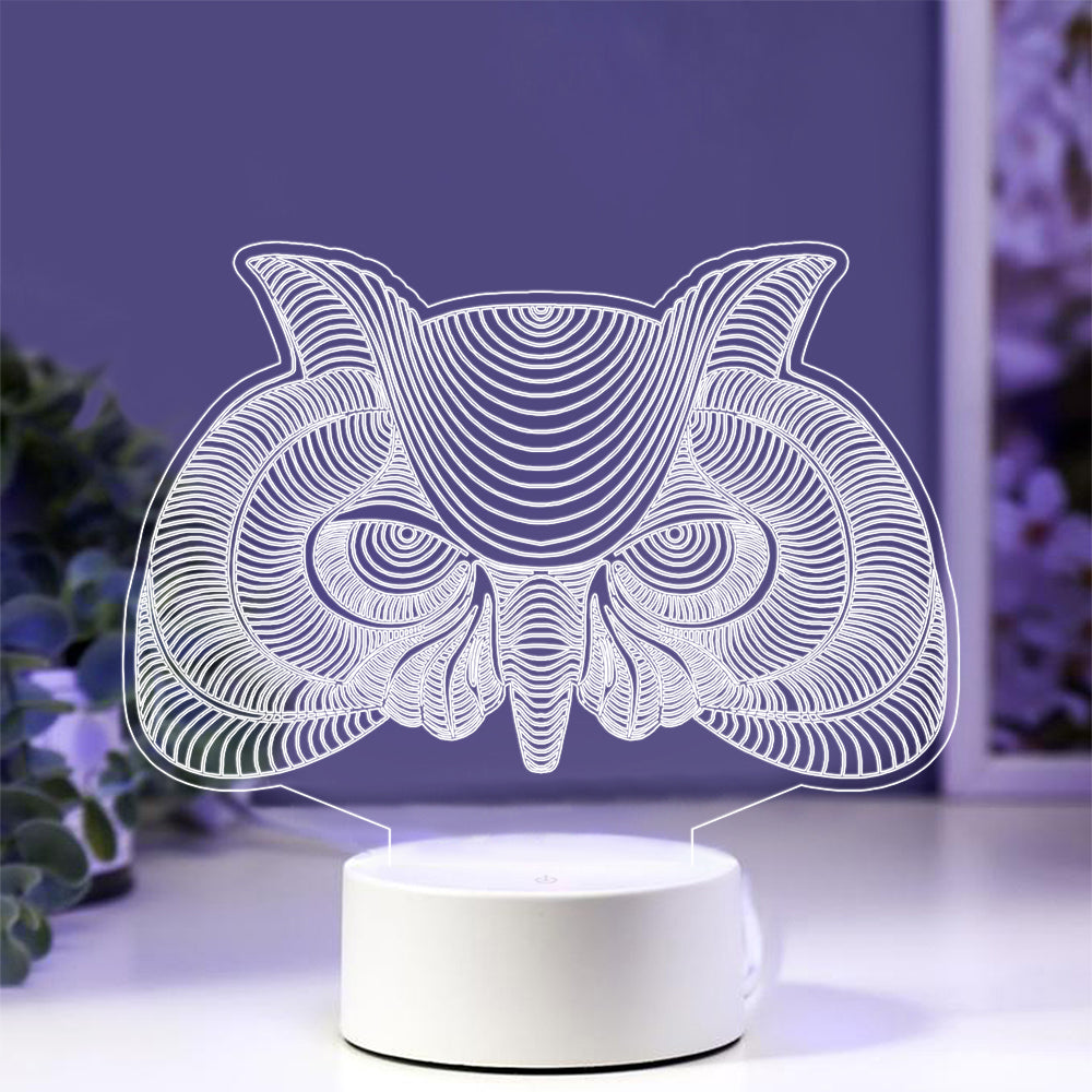 Owl Night Light with Smart Touch 7 Colors