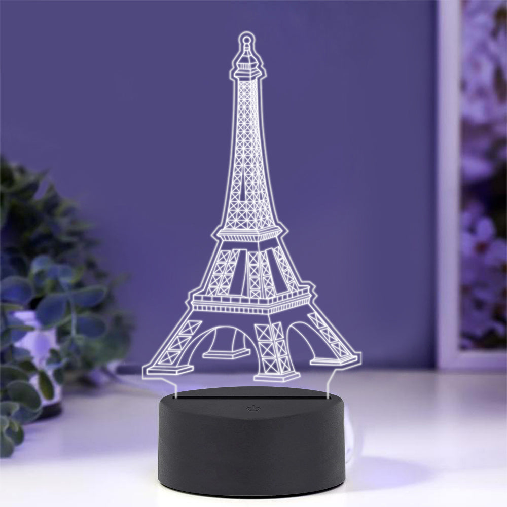 Eiffel Tower Night Light with Smart Touch 7 Colors