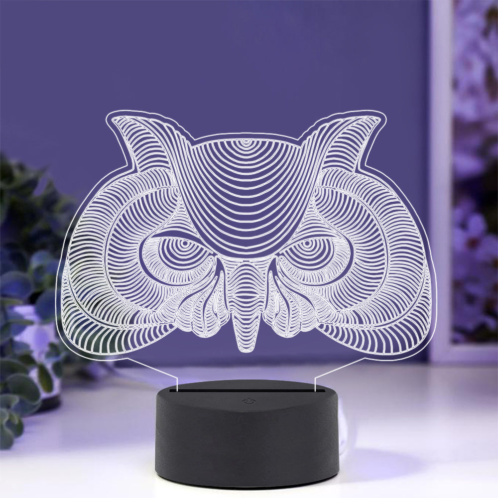 Owl Night Light with Smart Touch 7 Colors