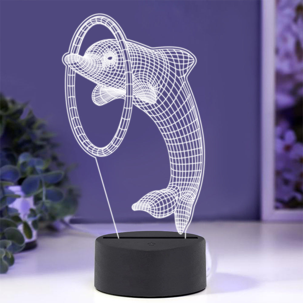 Dolphin Night Light with Smart Touch 7 Colors