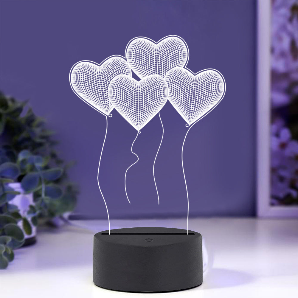 Love Balloon Night Light with Smart Touch 7 Colors