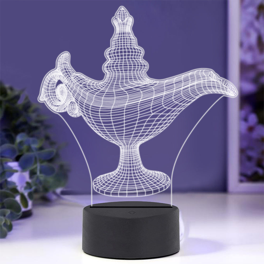 Aladdin's Lamp Night Light with Smart Touch 7 Colors