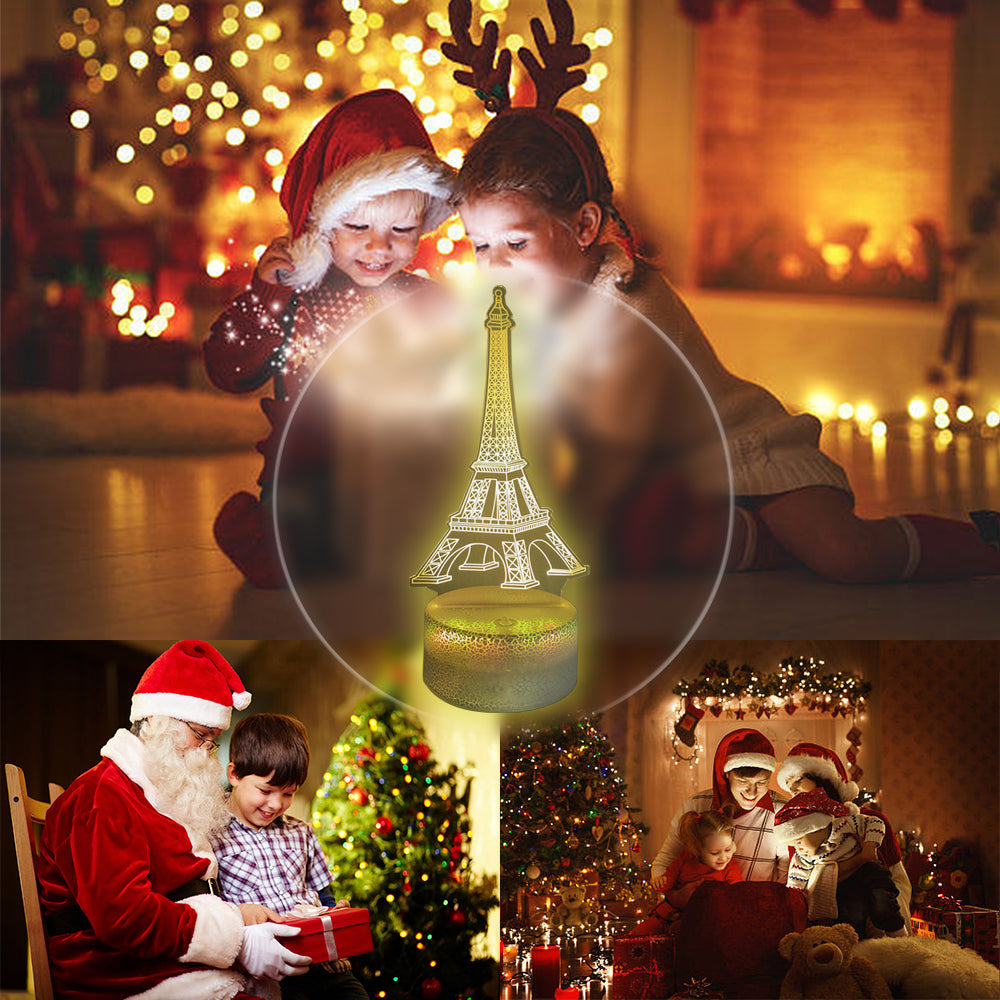 Eiffel Tower Night Light with Smart Touch 7 Colors