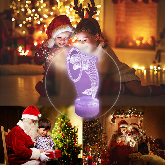 Dolphin Night Light with Smart Touch 7 Colors