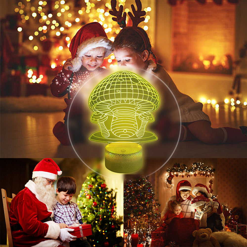 Mushroom Night Light with Smart Touch 7 Colors