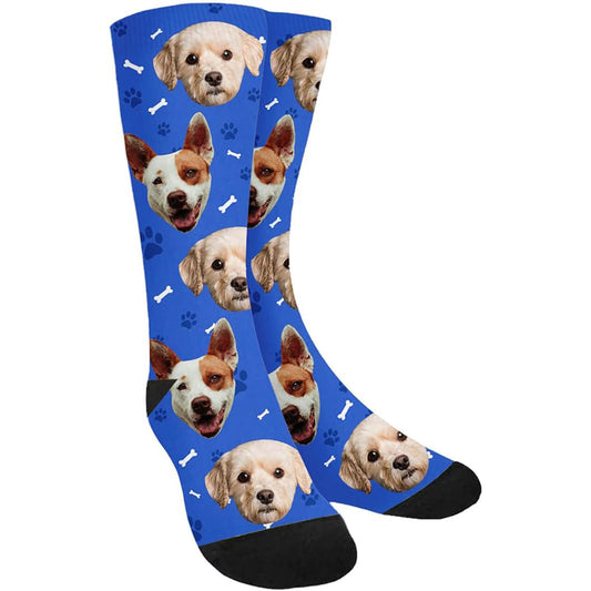 Face Socks with Picture, Personalized Smiley Photo Socks