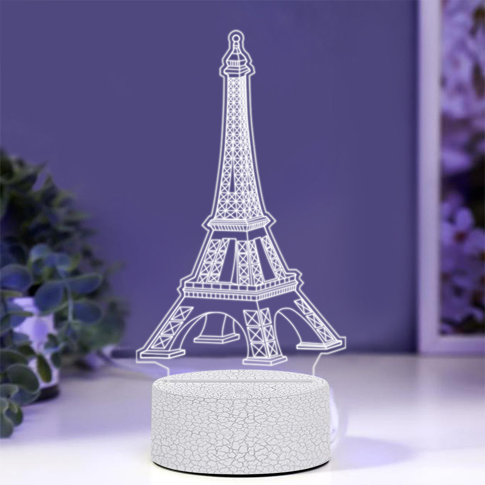 Eiffel Tower Night Light with Smart Touch 7 Colors