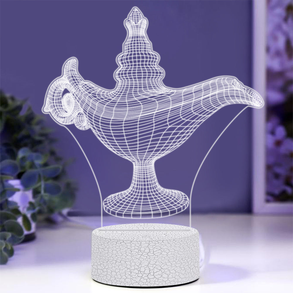 Aladdin's Lamp Night Light with Smart Touch 7 Colors