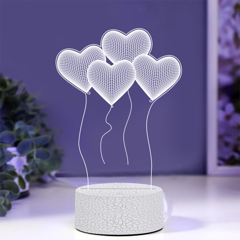 Love Balloon Night Light with Smart Touch 7 Colors