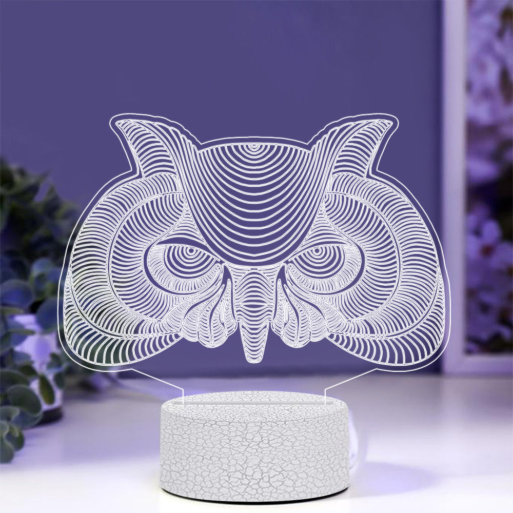 Owl Night Light with Smart Touch 7 Colors