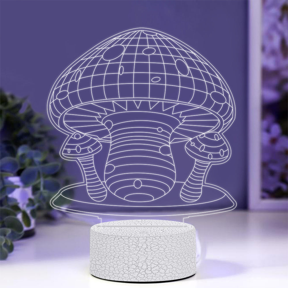Mushroom Night Light with Smart Touch 7 Colors