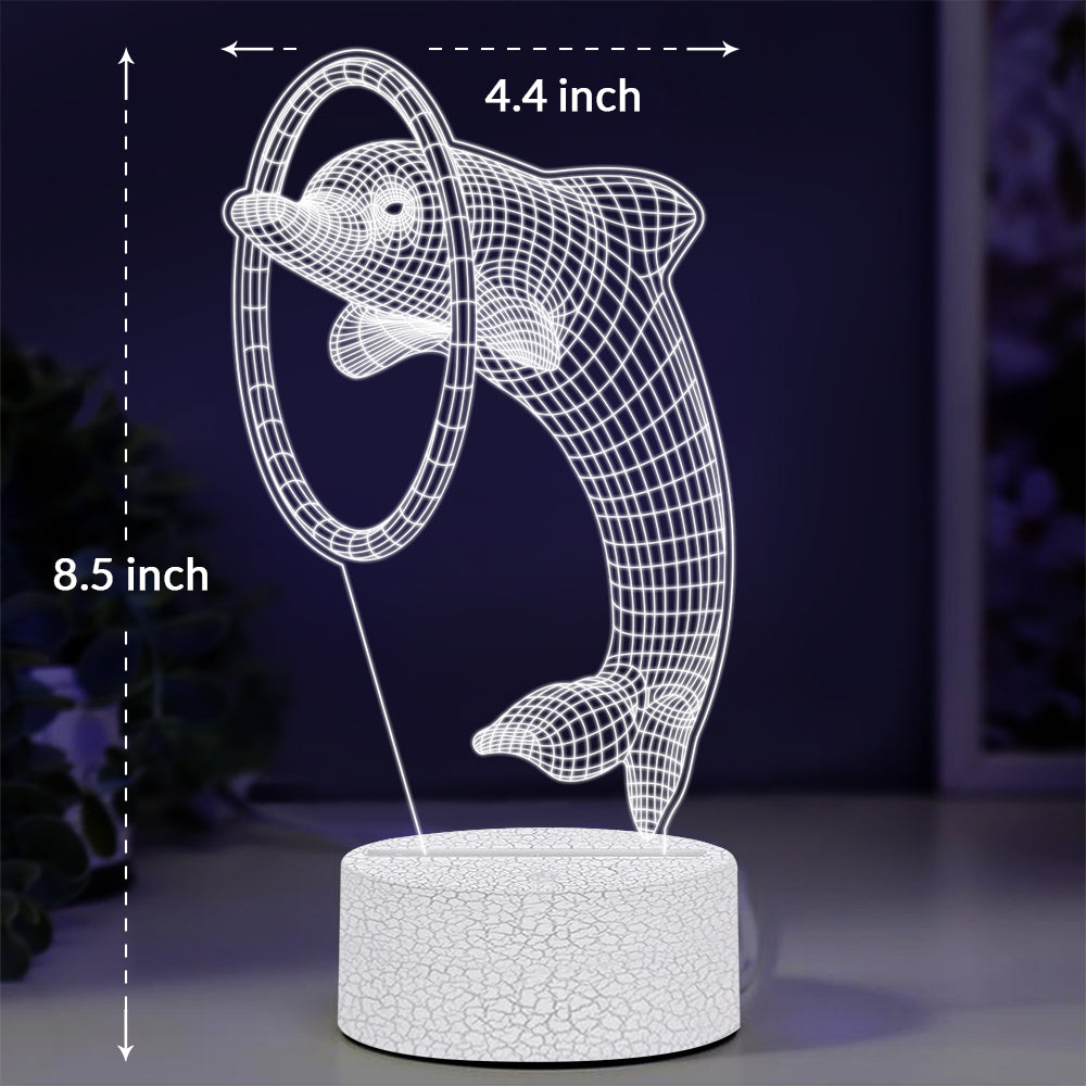 Dolphin Night Light with Smart Touch 7 Colors