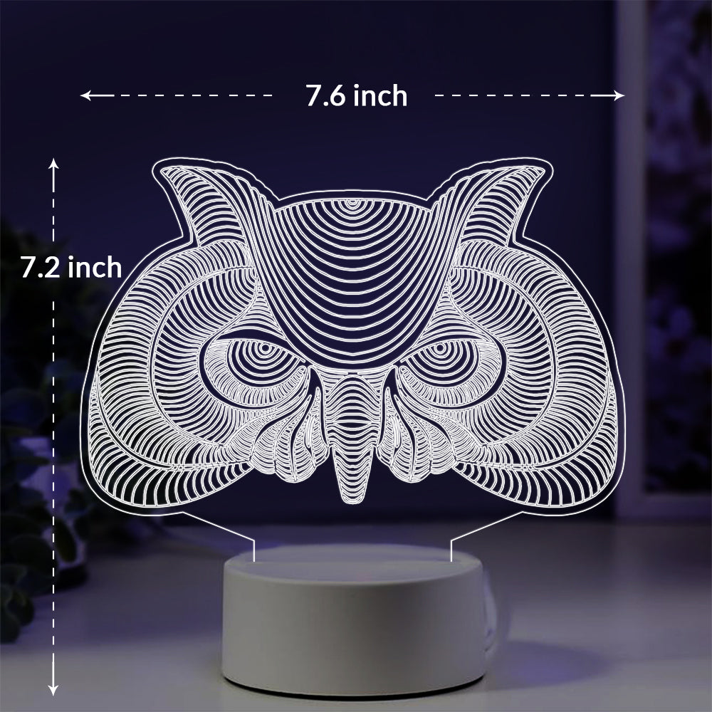 Owl Night Light with Smart Touch 7 Colors