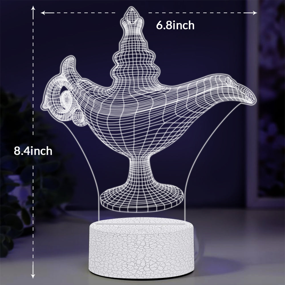 Aladdin's Lamp Night Light with Smart Touch 7 Colors